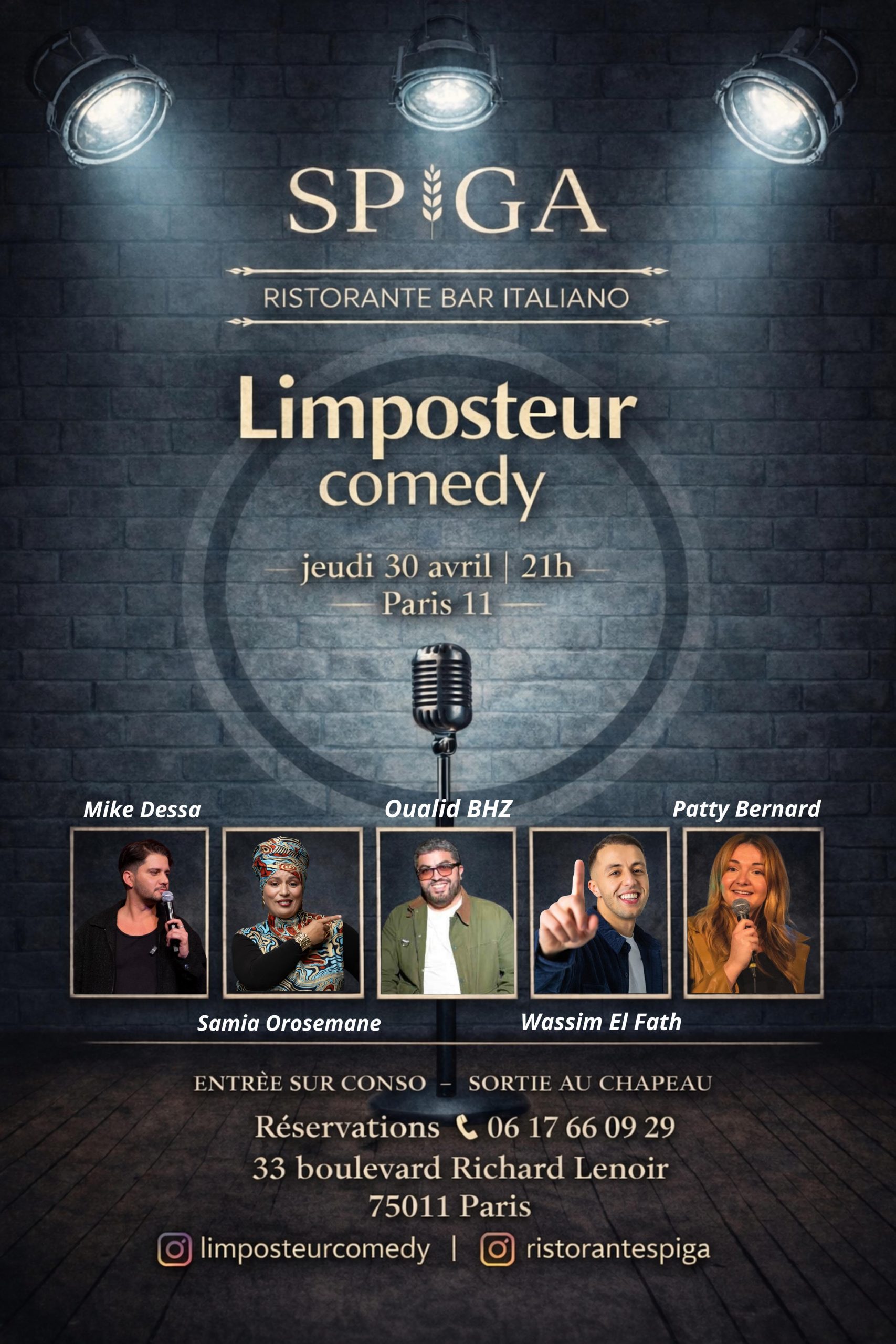 Restaurant Bar Bastille Italien Sardes SPIGA