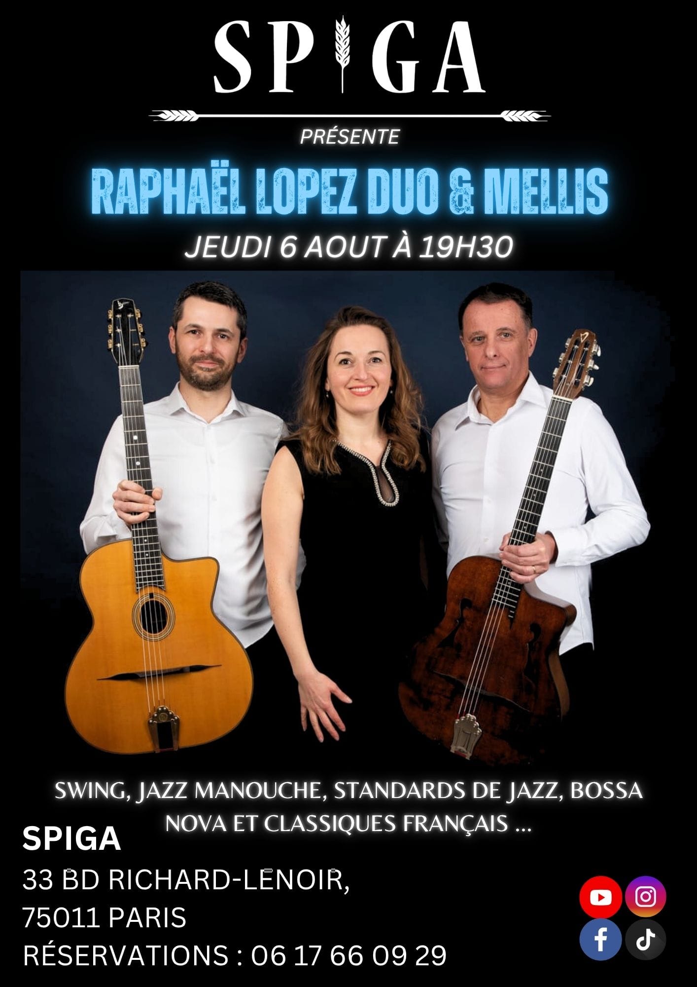 Restaurant Bar Bastille Italien Sardes SPIGA