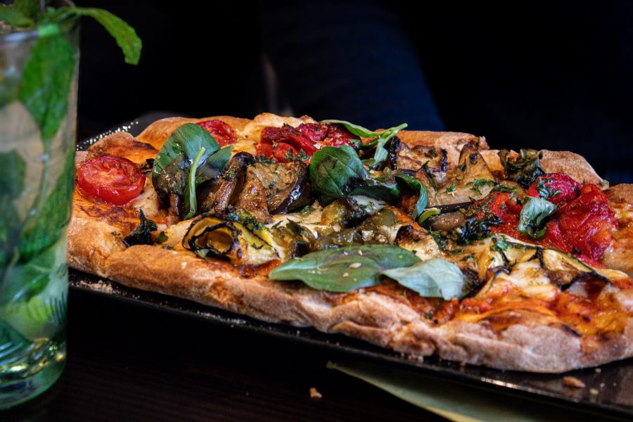 Pinsa vegetariana