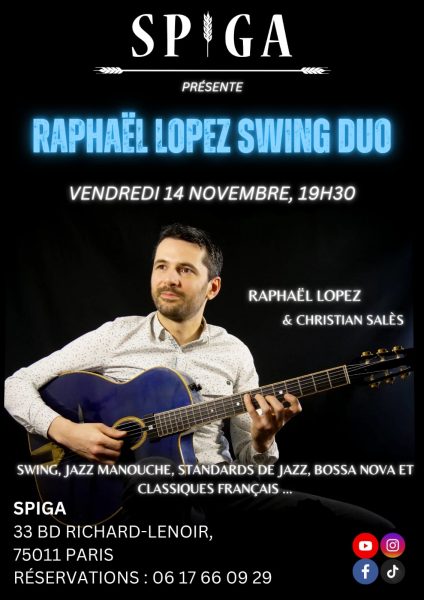Raphaël Lopez Restaurant Bar Bastille Italien Sardes SPIGA